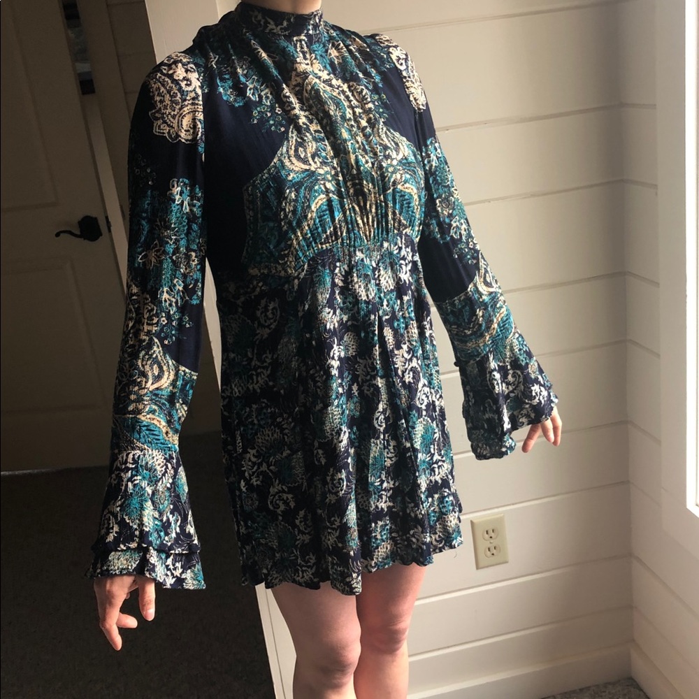 Bohemian mini dress